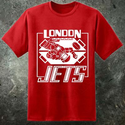 London Jets T-shirt da uomo ispirata a Red Dwarf, Zero Gravity Football, Dave Lister