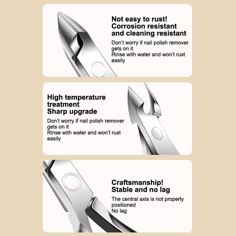 Durable Stainless Steel Cuticle Nipper For Manicure And Pedicure Cuticle Clippers Trimmer Dead Skin Remover Pedicure Stainless
