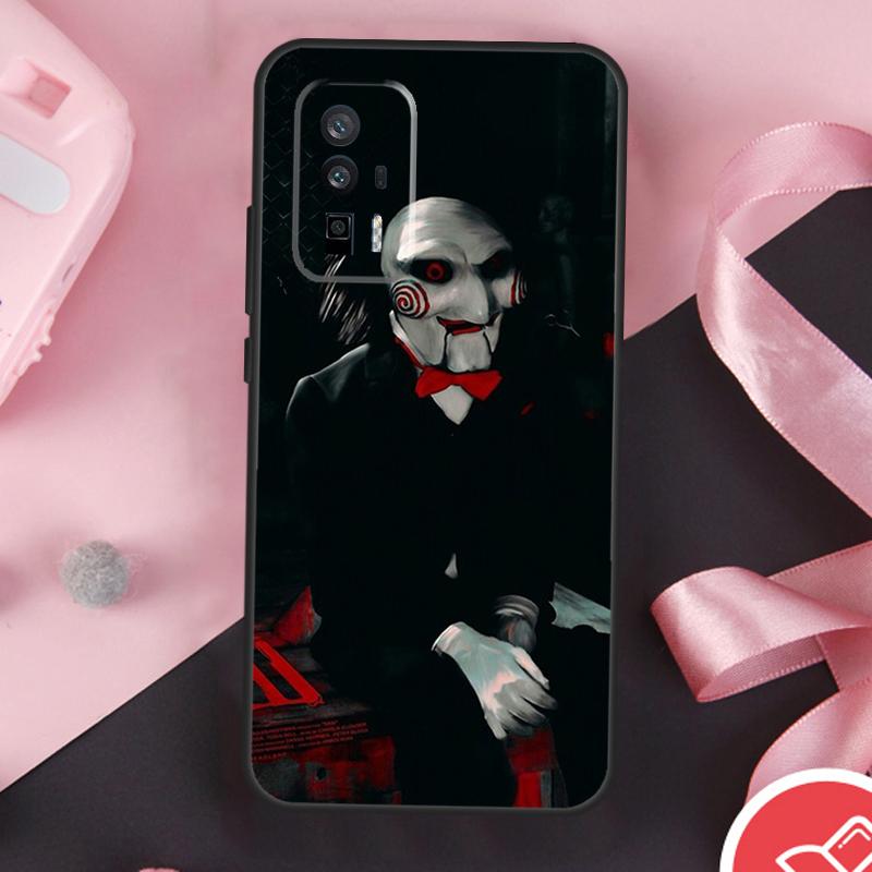Saw Jigsaw Puppet Case For Xiaomi 13 14 Ultra 11T 12T 13T Pro 12 Lite POCO X6 Pro F5 M6 X5 X3 F3 M5s F6 Cover
