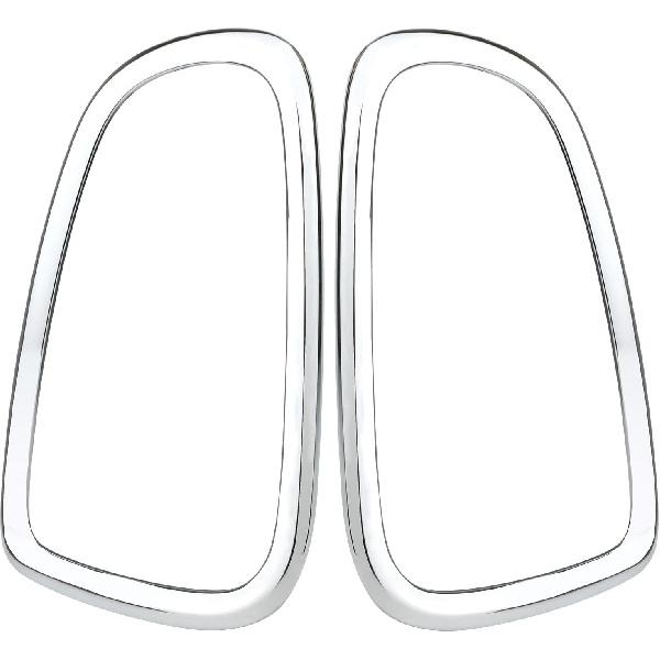 Tail Light Trim Ring Taillights Bezel Compatible With 2007-2015 Mini Cooper R56 R57 R58 R59 Chrome 1Pair