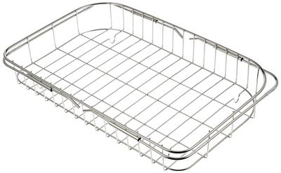 Pearl Metal Dish Drainer Basket Shallow Sink Sliding Type Stainless Steel Estudio H-6135