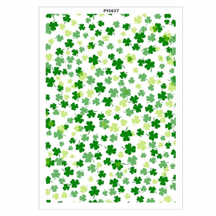 Sturdy Quality Water Transfer Stickers Party Decals For Patricks Day Event Ideal For Cups Gifts And Wall Art