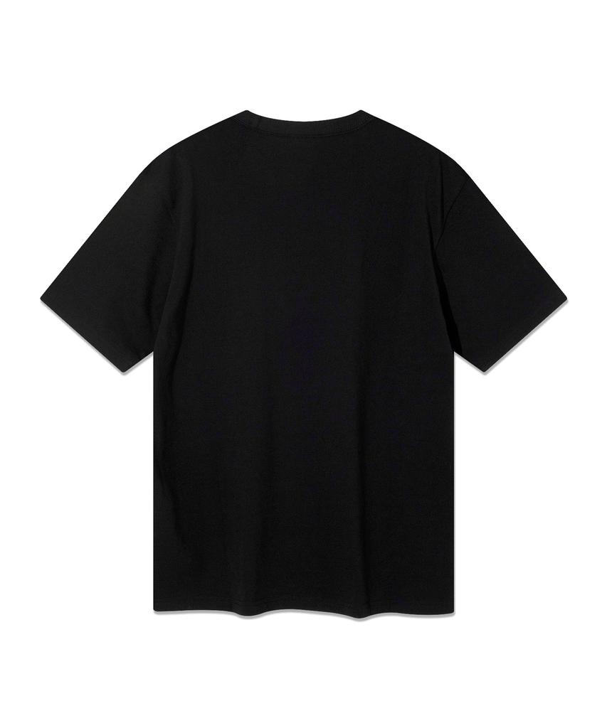 LEE Masking Logo Short Sleeve T-Shirt Black