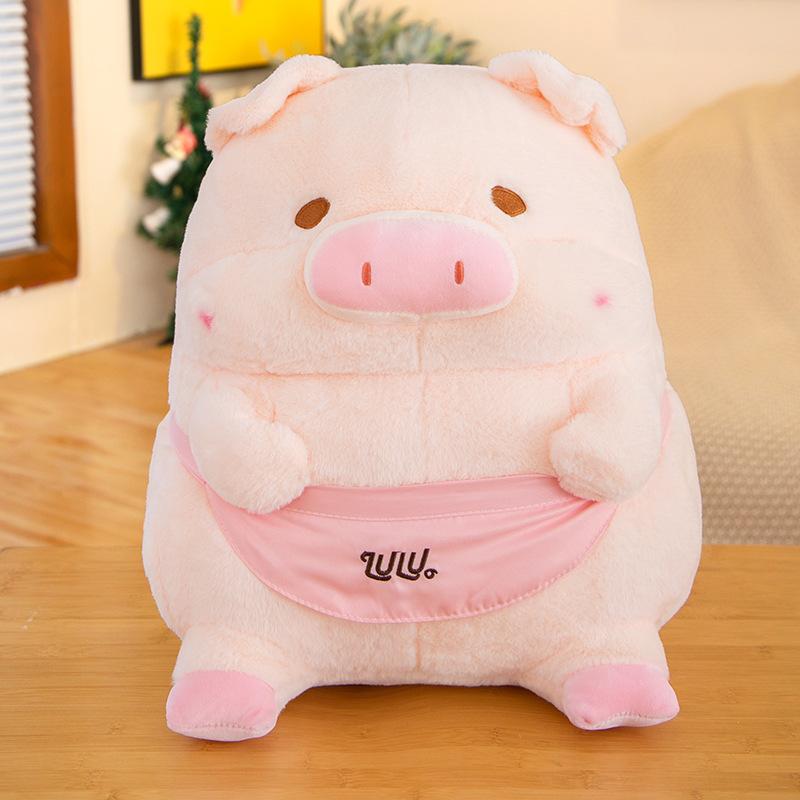 

Мягкая игрушка-кукла Toas Lulu Pig, милая маленькая свинка, ленивая подушка, утешительная кукла-компаньонка 30cm