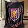 Aston Villa Football Soft Flannel Fleece Blanket Lightweight Cozy Warm Throw Blanket For Sofa Bed Home Decor