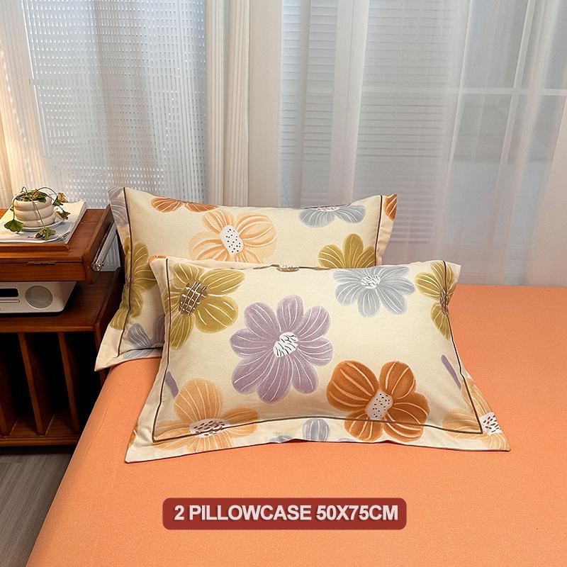 Extra Soft Duvet Cover Set 100% Cotton 3Pieces - Bedding Set (1 Duvet Cover 2 Pillowcases), Easy Care, Wrinkle Resistant