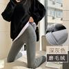 Quality Thin Plush Leggings for Women's Outer Wear Autumn and Winter Plush Thickened Polished Plush Versatile Elastic Warm Long Johns