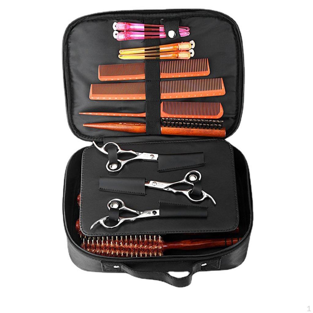 Friseurschere Kamm Tasche Friseurkoffer Professionelle Aufbewahrungstasche Organizer Tragbar