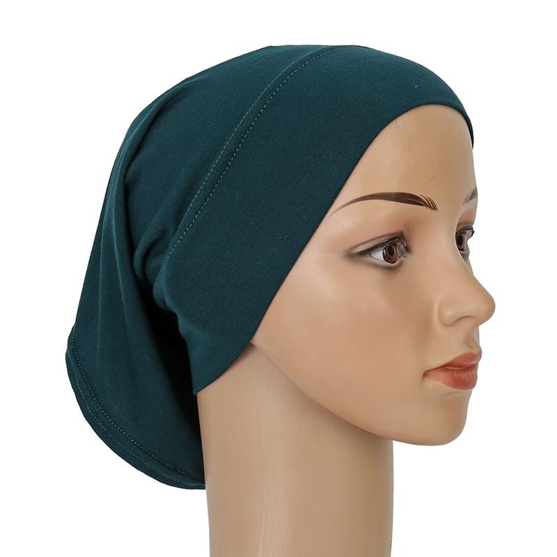 Women Soft Cotton Under Scarf Cap Turban Ready Wear Hijab Cap Female Headscarf Bonnet Hijabs Head Wraps For Women
