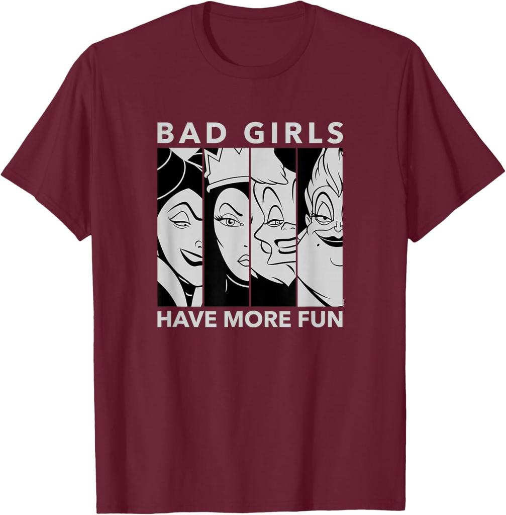 Villains - Bad Girls Have More Fun T-Shirt Unisex
