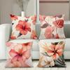 Floral Printed Throw Pillows For Modern Home Decor Polyester Pillowcase Sofa Decorative Cushion Cov Headboard Pillow