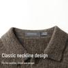 Shanshan Men's 90% Wool Cashmere Silk Blend Warm Pullover Sweater