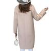 Korean Style Loose Fit Woolen Coat with Cotton Padding - Mid-Length & Slimming Design