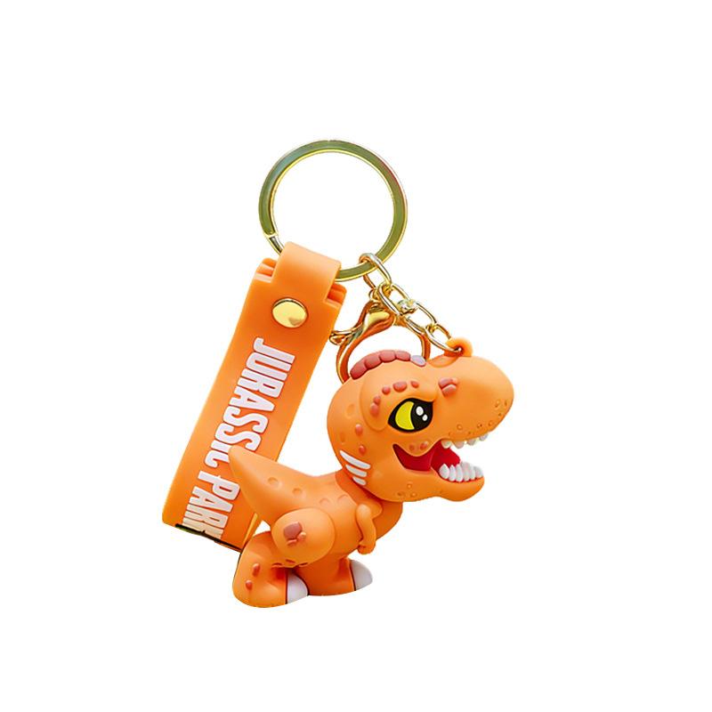 Dinosaurier Schlüsselanhänger Anhänger Tyrannosaurus Rex Triceratops Cartoon Puppe Auto Schlüsselanhänger Kleines Geschenk