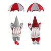 Christmas Scene Decorations Faceless Parachuting Old Man Parachute Window Hanging Decoration Gifts