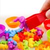 1 Bucket 36/40/56Pcs Anti-deform Baby Toy Stimulate Thinking Skills Exercise Fine Game Dinosaur Sorting Multicolor Enlightenment