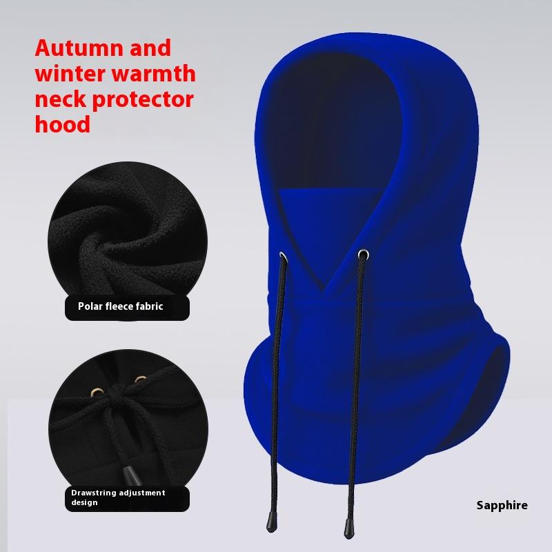 1 ks Kukla Maska na tvár, Zimná Pánska Dámska Lyžiarska Maska Vhodná na Vonkajšiu Cyklistiku v Chladnom Počasí Krk Teplá Vetruvzdorná Čiapka tmavomodrej farby