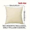 4pcs Cushion Cover Cute Black Mao Mao Cat Printed Washable Cushion Cover Halloween Themed Party Living Room Bedroom Decoration