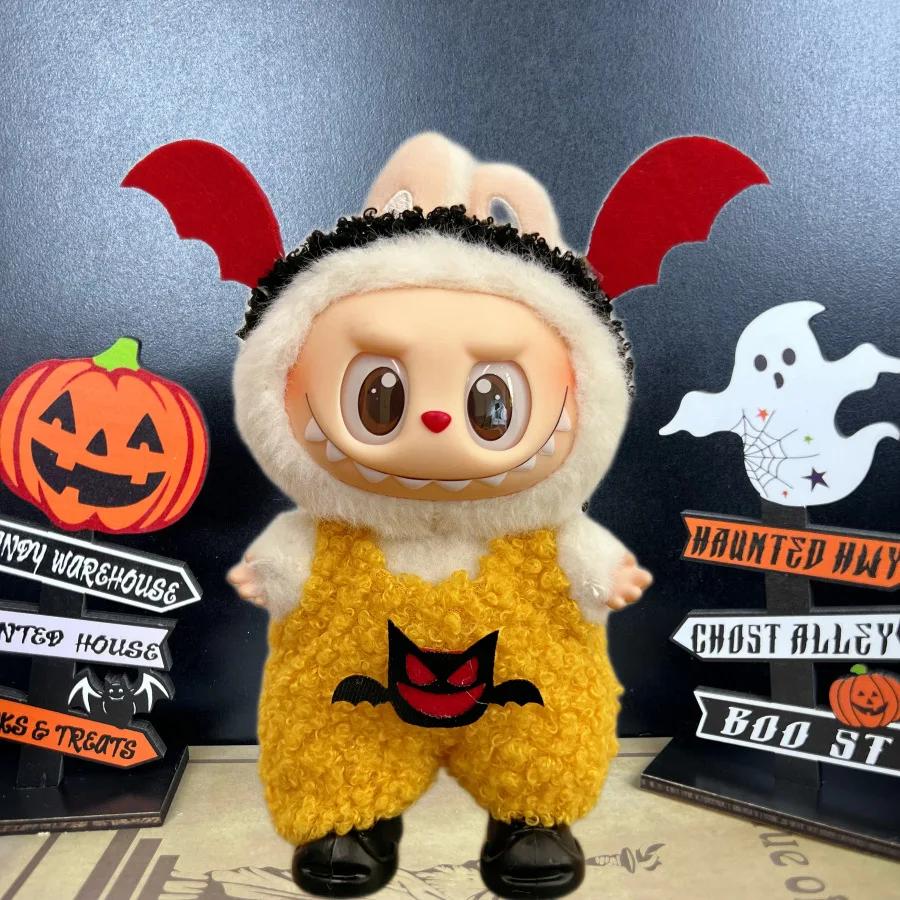 Ρούχα Κούκλας Για 15-17CM Labubu Ρούχα Καπέλο Κασκόλ Ελάφι Χιονάνθρωπος Σετ Μίνι Αξεσουάρ Κούκλας Πλούσιου Νέο Χρόνο Φόρεμα Δώρο