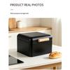 J1UL1N Retro-Style Bread Box, Small Entryway/Desktop Storage Box With High Cost-Performance Ratio, Flip-Top Square Storage Box