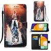Cute Mandala Flip Phone Case For Samsung Galaxy A01 A02 A02S A03S A04 A04S A05 A05S A10 A10S Wallet Card Slot Protect Cover D03D