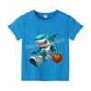 Italian Brainrot Color T-shirt Summer Short Sleeved Boys' Cute Clothes Children's Anime Top Cartoon Digital T-shirt Gift