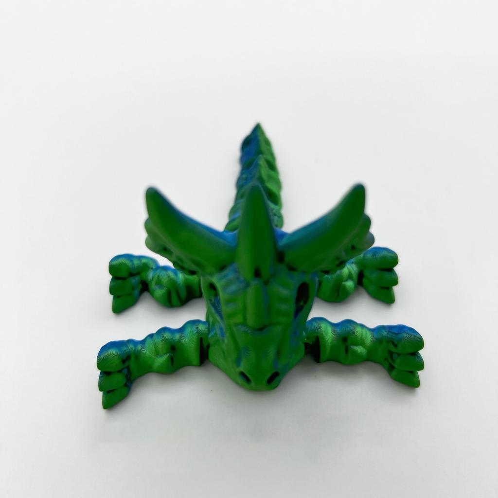 3D Printed Dinosaur Model, Colorful, 8.66 Inch (22cm) Sculpture, Home Decor Accessory Statue, Dinosaur Skeleton Toy, Cool Movable Dinosaur