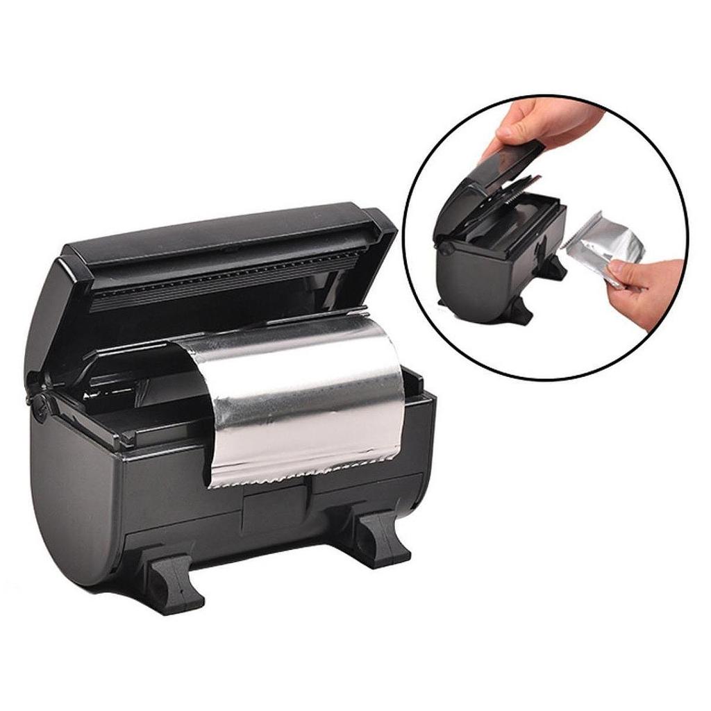 Hairdressing Foil Dispenser Cutter Lightweight High Temperature Resistant for Hair Salons Cutting Tool Versatile 17x10x10cm