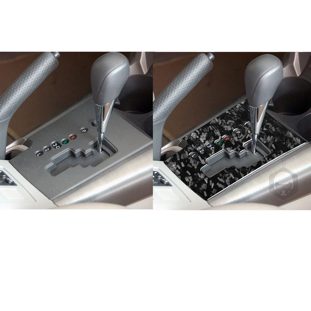 Carbon Fiber Gear Shift Knob Lever Panel Trim for Toyota RAV4 2006-2013