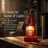 Metal Base Candle Warmer Lamp US Plug Candle Warmer Lantern Fashionable Desk Lamp  Dining Room