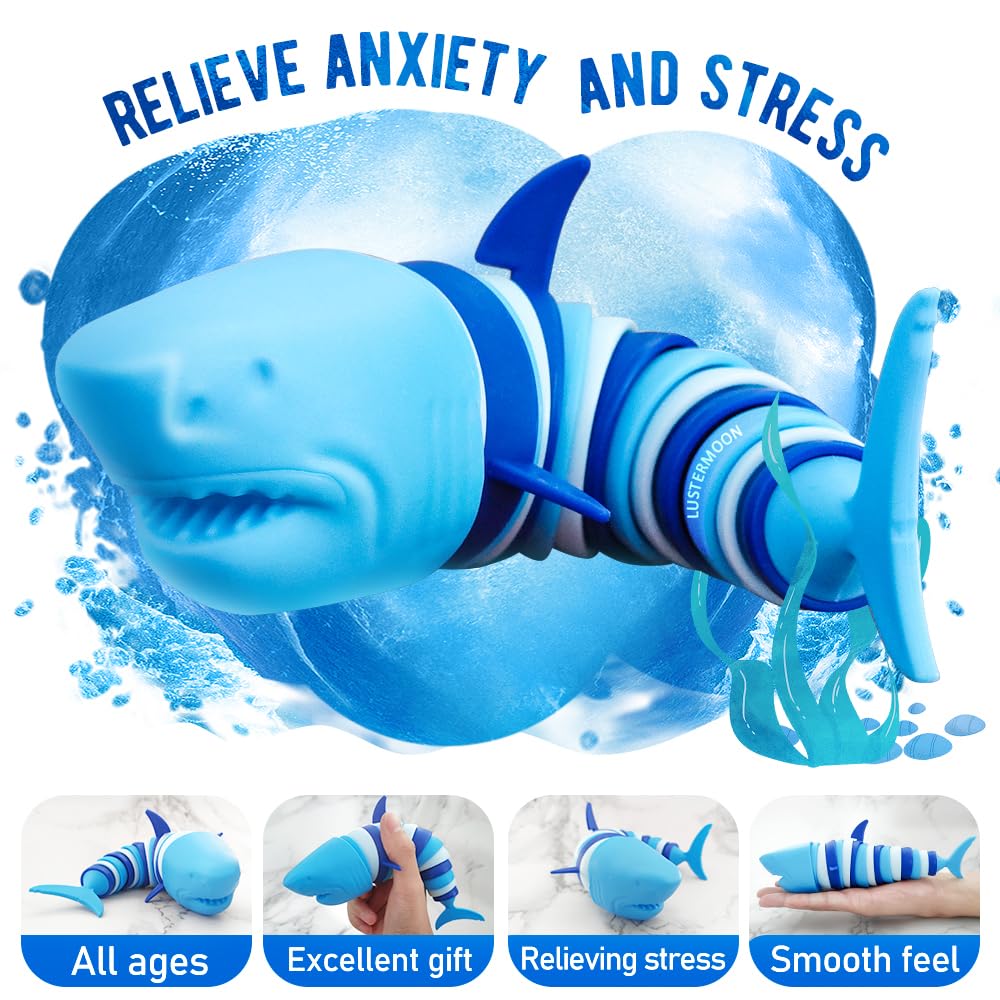 Cevioce Fidget Slug Toy 2-Piece Set (Random Color), Ideal For Stress Relief And Sensory Gaming, Promoting Focus And Calmness