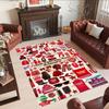 Arsenal Personalized Text Floor Rug Office Rug Perfect for Study room Dormitory Bedrooms Living Rooms Anti-slip Rug Office home decor