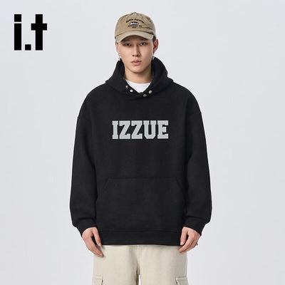 Izzue American High Street Wildleder-Hoodie
