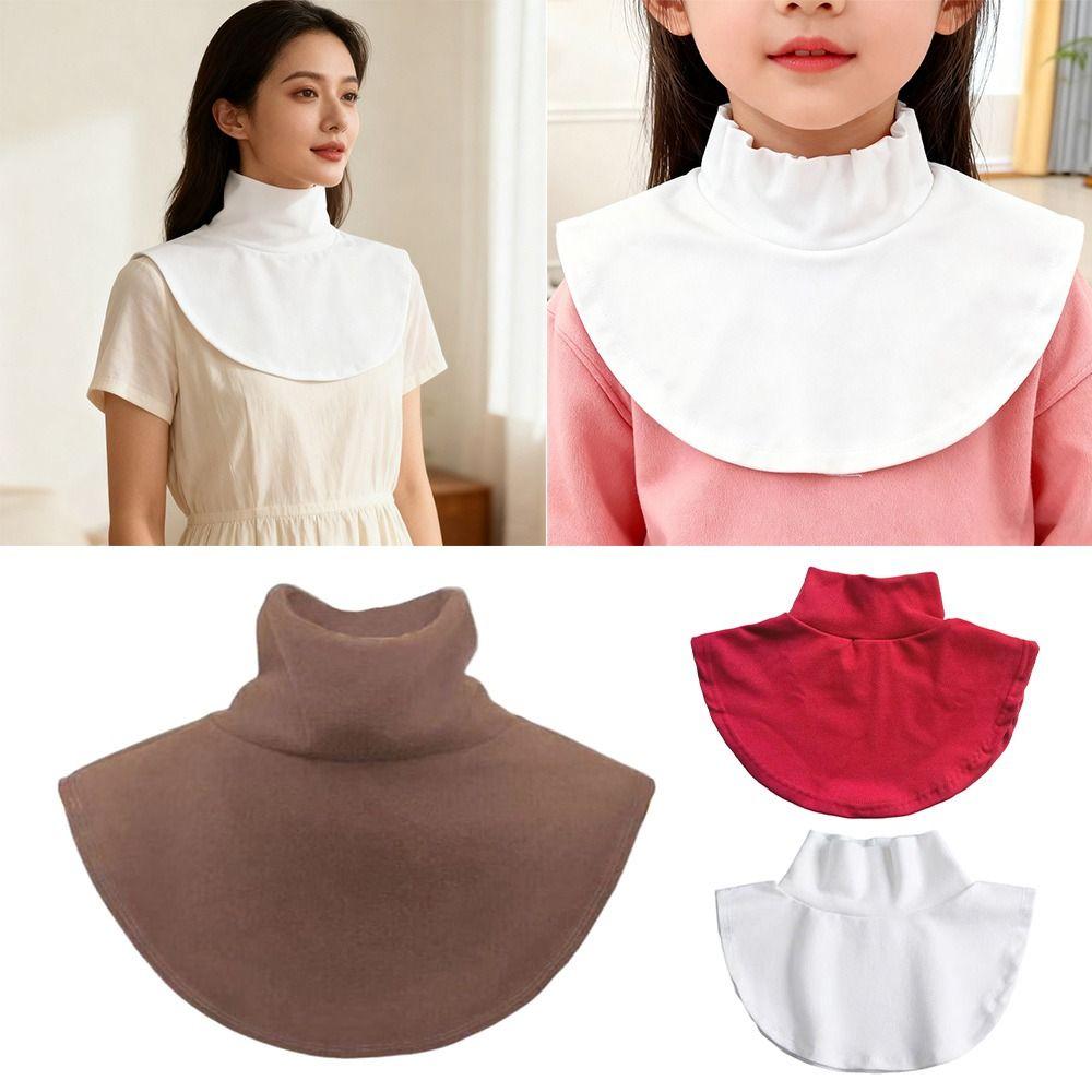 High Elasticity Base Decoration Collar Solid Color German Velvet Collar Neck Protection