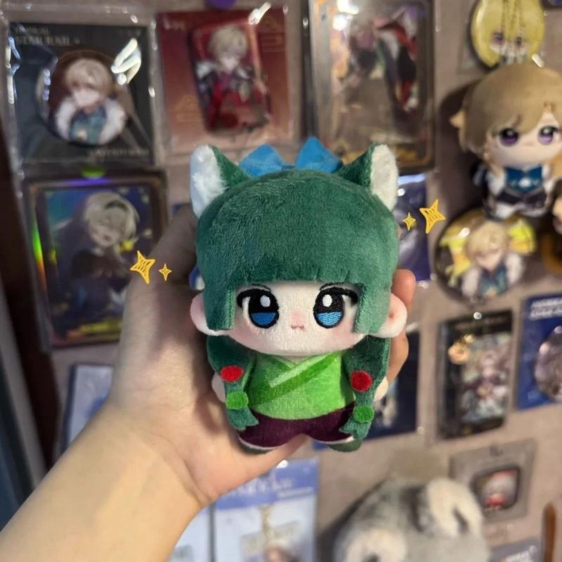 Peluche Gioco Genshin Impact 10cm Lumine Kaeya Alberich Diluc Ragnvindr Barbatos Morax Action Figures Portachiavi Modello Bambola