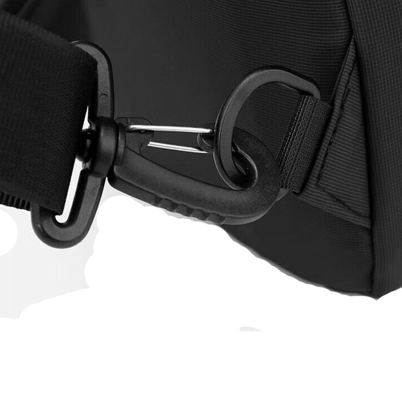 New Warrior Fabric Shoulder Bag, Crossbody Bag, Sling Bag Regular Men's Black H2409U5607201