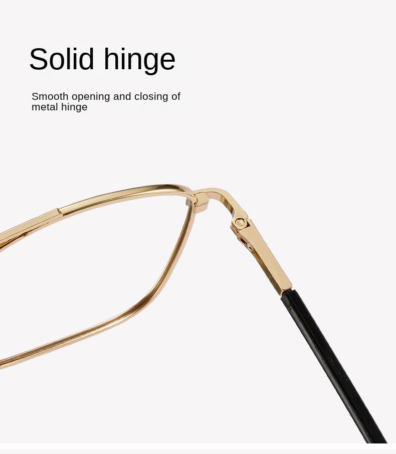 Women Photochromic Anti Radiation Glasses square chameleon Anti Blue Light Eyeglasses For Women Men Metal Frame Outdoor Shades Sunglasses