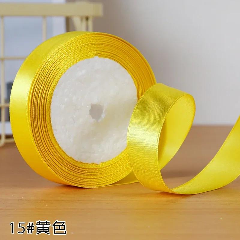 22meters 20mm Faced Satin Ribbon for DIY Silk Satin Ribbons Crafts Bow Handmade Gift Wrap Party Wedding Clothing Accessories