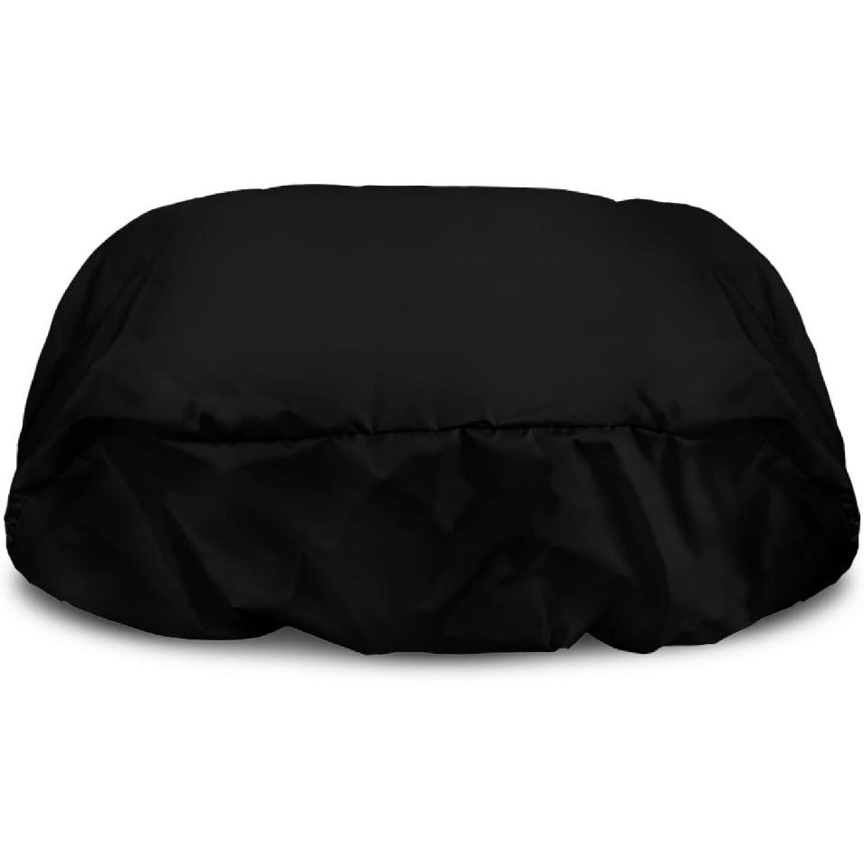 

Black American Flag Winch Cover, Heavy Duty Waterproof Dust-Proof Winch Protection Cover for Electric Winches 8500-17500 lbs Easy to Install Decor чорний