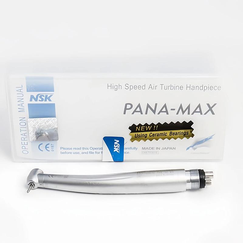 Portable Push Button Dental High Speed Handpiece 4 Hole Air Turbine Handpiece Handheld Dental Restoration Equipment