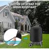 Outdoor round barbecue grill cover furniture dust cover starlight