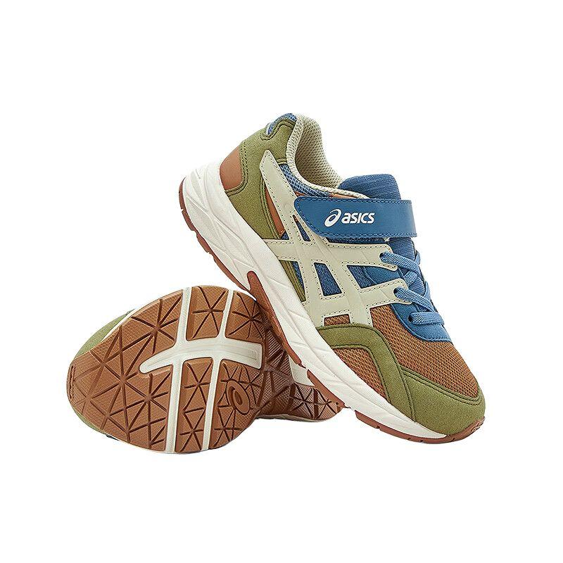 ASICS RUNNING KIDS CONTEND Series Abrasion Resistant Support Low top Kids' Running Shoes Green Kids' 1014A405-201