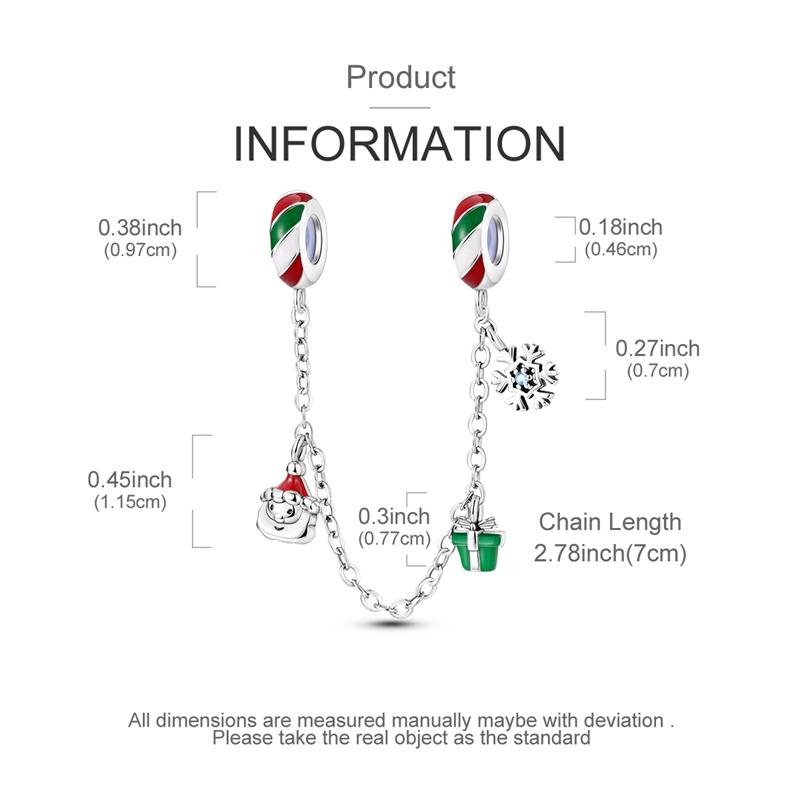 Winter Copper Original Christmas Charms Bead Pendant Fit Original Bracelet Necklace For Women Diy Jelwelry Gift