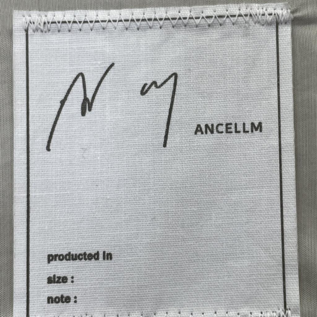 ANCELLM ANC-SH61-A OMBRECHECK SHIRT tops 2 Beige x greenUsed