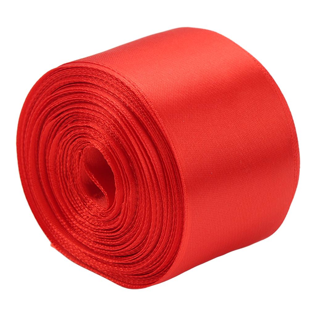 Sprint Finishing Line Red Race Finish Line Satin Ribbon for School Meeting Gift Package Wrapping 20m