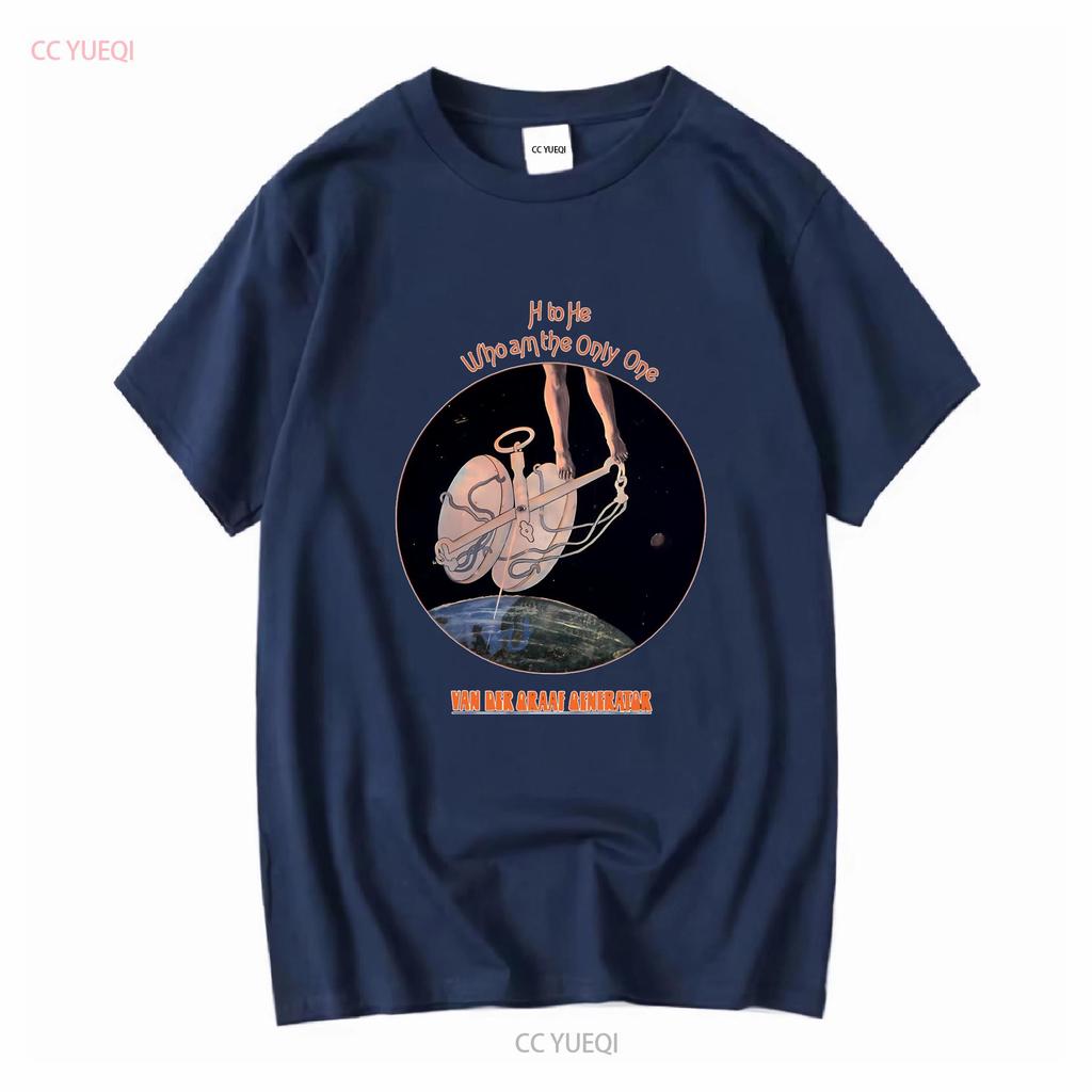 Van der Graaf Generator H to He Who Am the Only One Klasické tričko s dlouhým nebo krátkým rukávem vintage prané unisex mírně