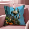 The W-Wild Robot Cushion Cover Multi-Scene Pillow Cover for Home & Car - Reversible, Soft & Durable for Daily Use