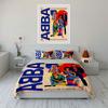 Set Copripiumino con Stampa Album Musicale Retro ABBA Copripiumino Federe  (1*Copripiumino 2*Federe, senza piumino)