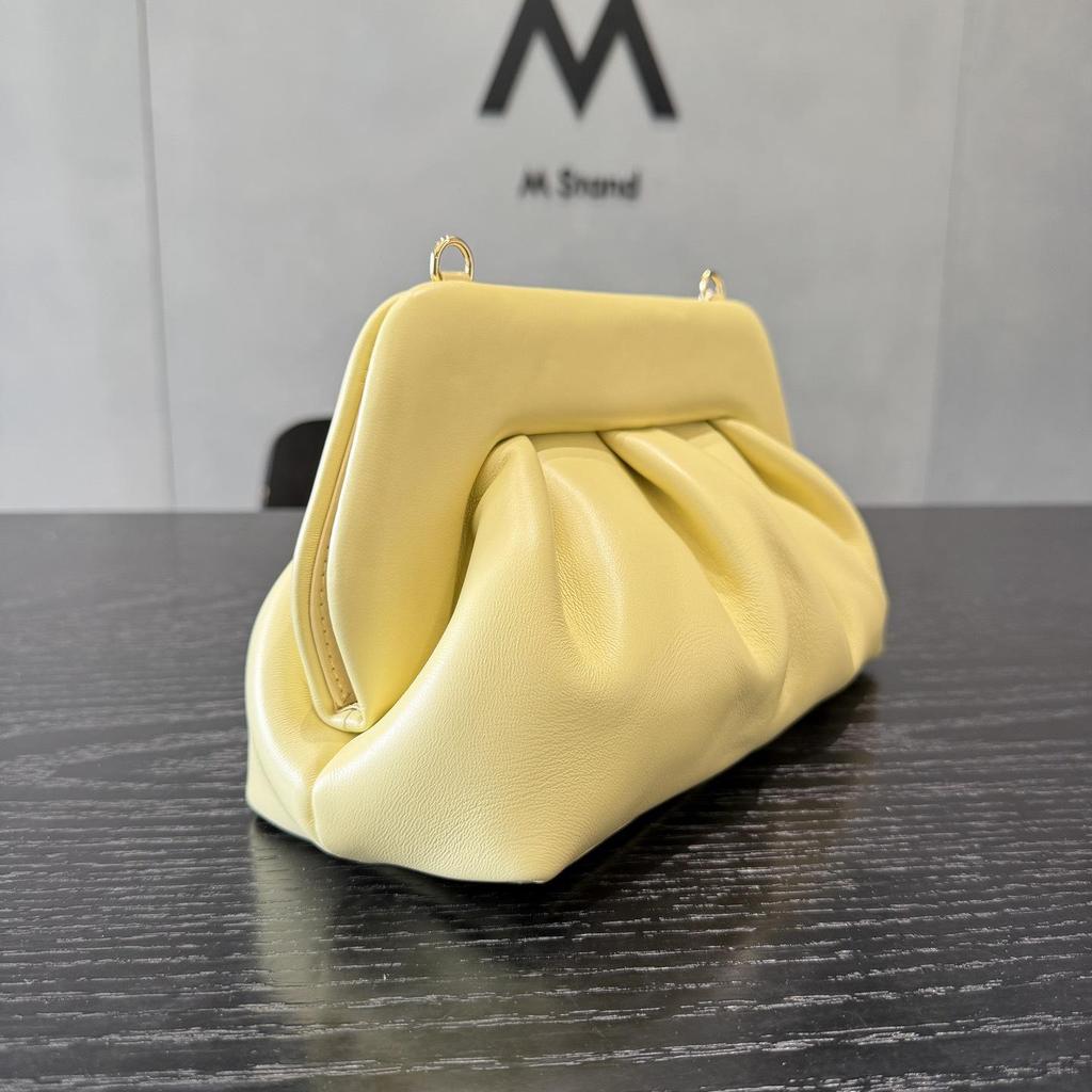 Women's Fashionable Pleated Underarm Clutch & Crossbody Bag