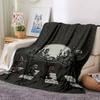 Nightmare Before Christmas Blanket Soft Throw Blanket For Home Bedroom Bed Sofa Travel Office Solid Christmas Blanket
